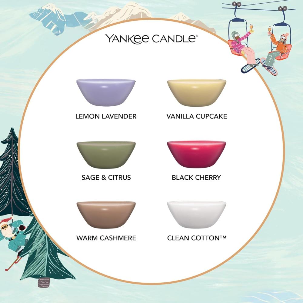 Yankee Candle Geschenkset Après Ski Wax Melt Discovery Set – 12 Wachsmelts